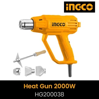 INGCO เครื่องเป่าลมร้อน รุ่น HG200038 เครื่องเป่าลม  เป่าลมร้อน เป่าลม