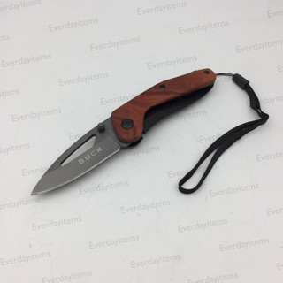 Everdayitems 0180201593 มีดพับ มีดพก มีดอเนกประสงค์ Buck DA85 ใบมีดคมกรีบ พกพาสะดวก สาระพัดประโยชน์