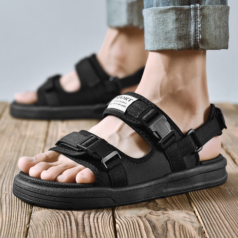 พร้อมส่ง รองเท้าแตะผู้ชาย รองเท้าแตะเวลโคร น้ำหนักเบา ใส่สบาย แข็งแรง ทนทาน ไซส์38-45
