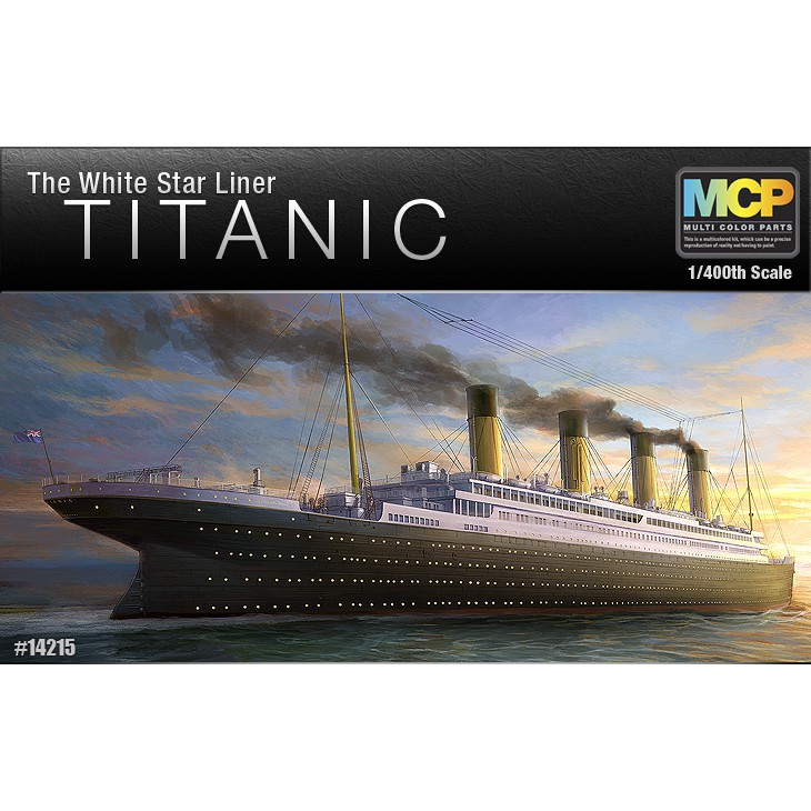โมเดลเรือ Academy Model 1/400 AC14215 TITANIC "The White Star Liner" MCP