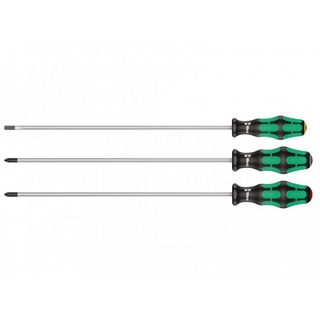 ชุดไขควงยาว Wera 335/350/355/3 Kraftform Plus Extra-Long Screwdriver set