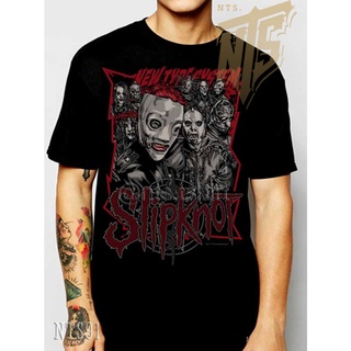 NTS 91 Slipknot ROCK เสื้อยืด เสื้อวง เสื้อดำ สกรีนลายอย่างดี ผ้าหนานุ่ม ไม่หดไม่ย้วย NTS T SHIRT S M L XL XXL