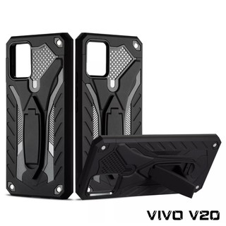 Case Vivo V20 เคสวีโว่ เคสหุ่นยนต์ Robot case เคสไฮบริด มีขาตั้ง เคสกันกระแทก VIVO V20 ส่งจากไทย