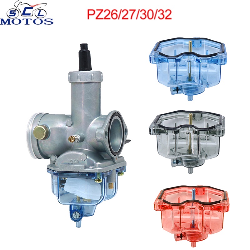 PZ คาร์บูเรเตอร์ลอยชาม Comp Chamber ถ้วยน้ํามันโปร่งใสสําหรับ PZ26/27/30/32