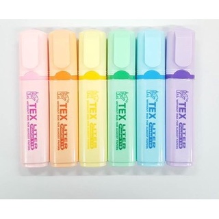 (KTS)ปากกาเน้นข้อความ สีพาสเทล TEX Liter Pastel 118 เลือกสีได้