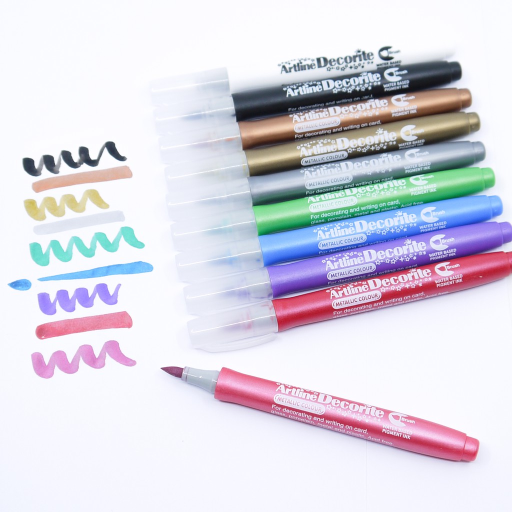 ปากกามาร์กเกอร์เขียนตกแต่ง ARTLINE DECORITE ขนาด 1.0 มม EDF-1