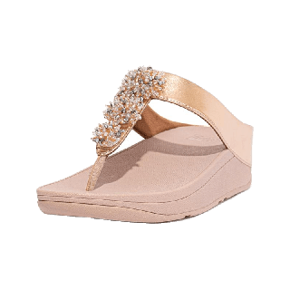 FITFLOP GALAXY รองเท้าแตะแบบหูหนีบผู้หญิง รุ่น CM2-323 สี Rose Gold
