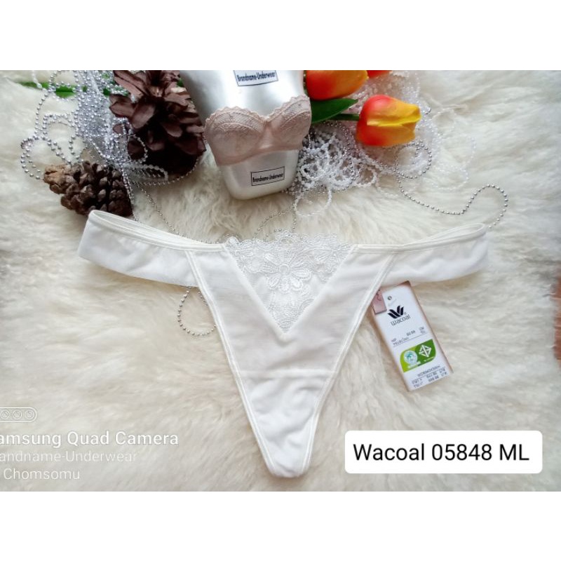 Wacoal Glam Size SML ชุดชั้นใน/กางเกงชั้นในทรงจีสตริง(G-string) 05848