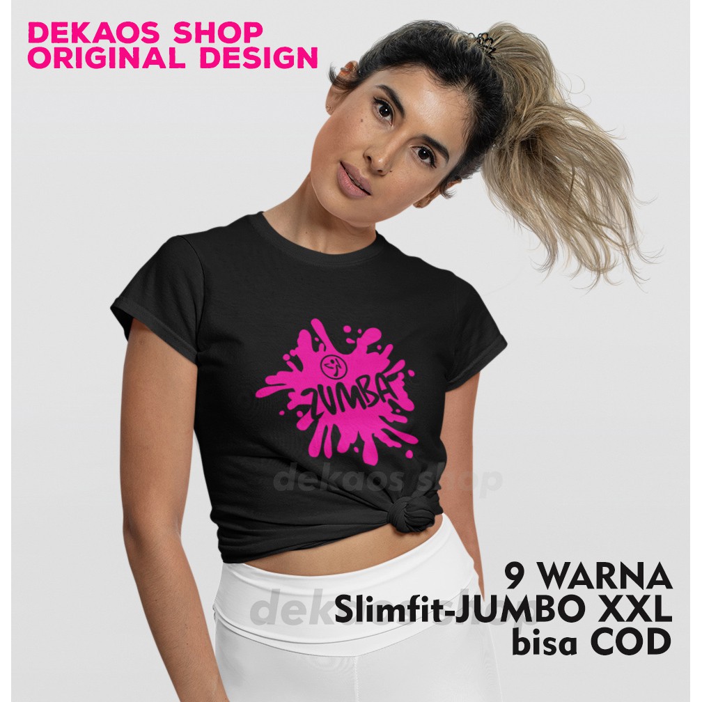 ZUMBA TOP สําหรับผู้หญิง / ZUMBA SUIT / เสื้อยืด ZUMBA / เสื้อผ้ายิมของผู้หญิง / ZUMBA TSHIRT / DEKA