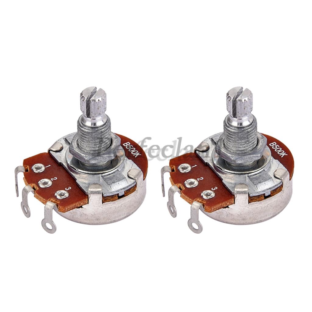 2 x B 500 K กีตาร์ไฟฟ้า Potentiometers