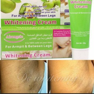 (ของแท้พร้อมส่ง) ครีมทาข้อศอกด้าน รักแร้ดำ ขาหนีบดำ airongsie whitening cream 50g