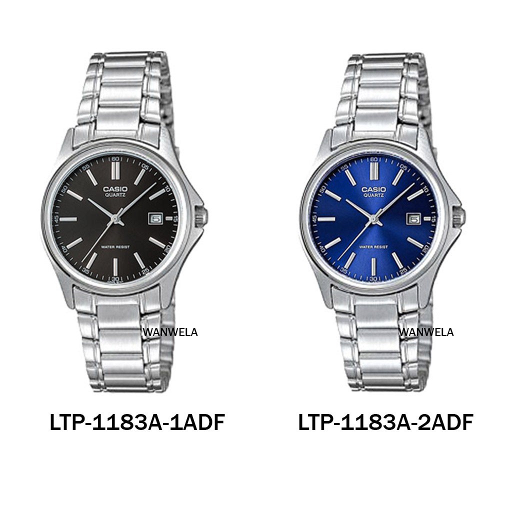 ของแท้ นาฬิกาข้อมือ Casio ผู้หญิง รุ่น LTP-1183 (สายสแตนเลส)
