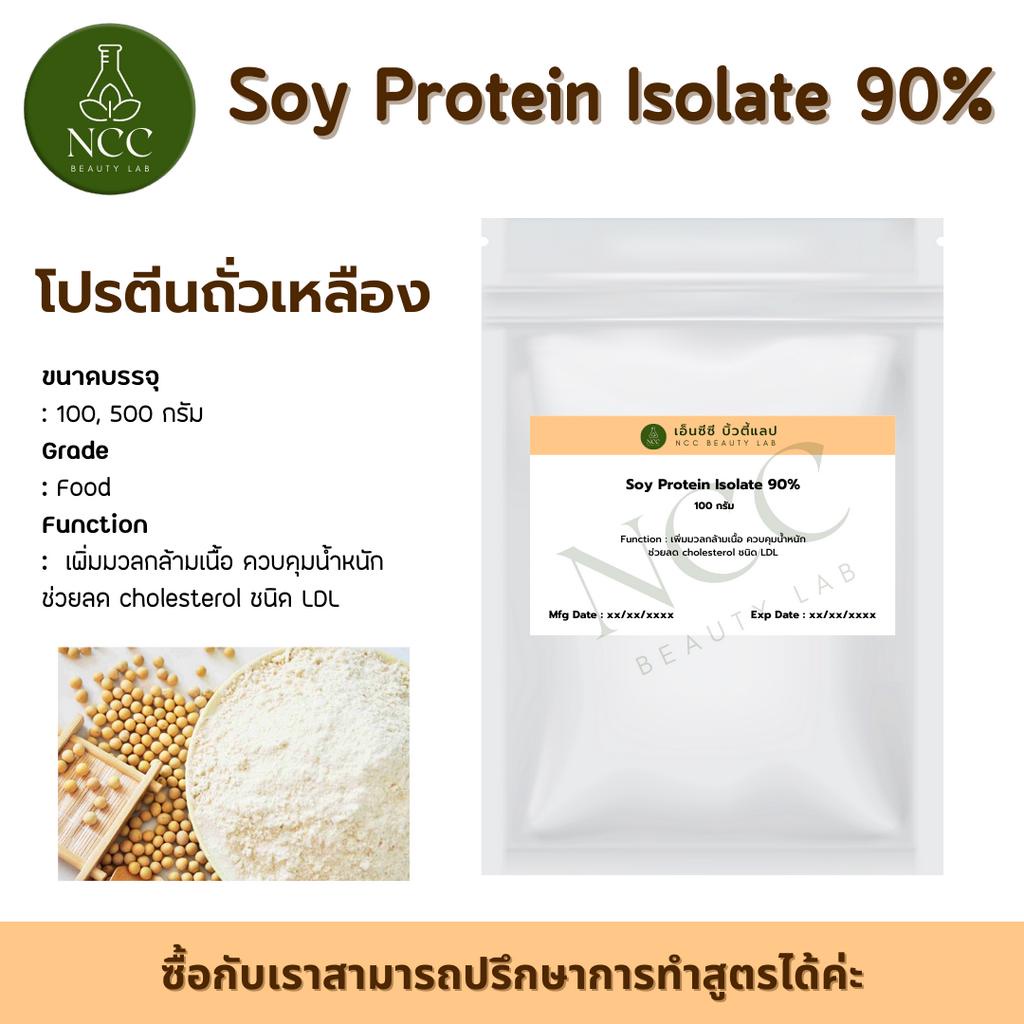 Soy Protein Isolate สารสกัดโปรตีนพืชจากถั่วเหลือง เพิ่มมวลกล้ามเนื้อ ควบคุมน้ำหนัก ช่วยลด cholestero