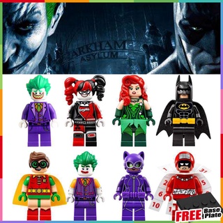 ฟิกเกอร์ Joker Robin Minifigures Batman DC Justice League Harley Quinn Poison Ivy Catwoman ปฏิทิน ของเล่นสําหรับเด็ก