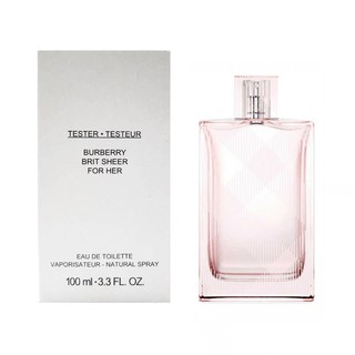 Burberry Brit Sheer EDT 100 ml.  เทสเตอร์ กล่องขาว