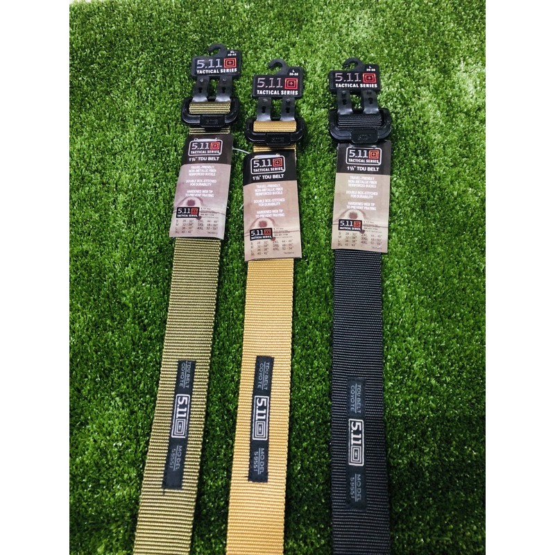 เข็มขัดทางยุทธวิธี(5.11) มีหัวล็อคโลหะและหัวพลาสติกเหนียว แข็งแรงทนทาน