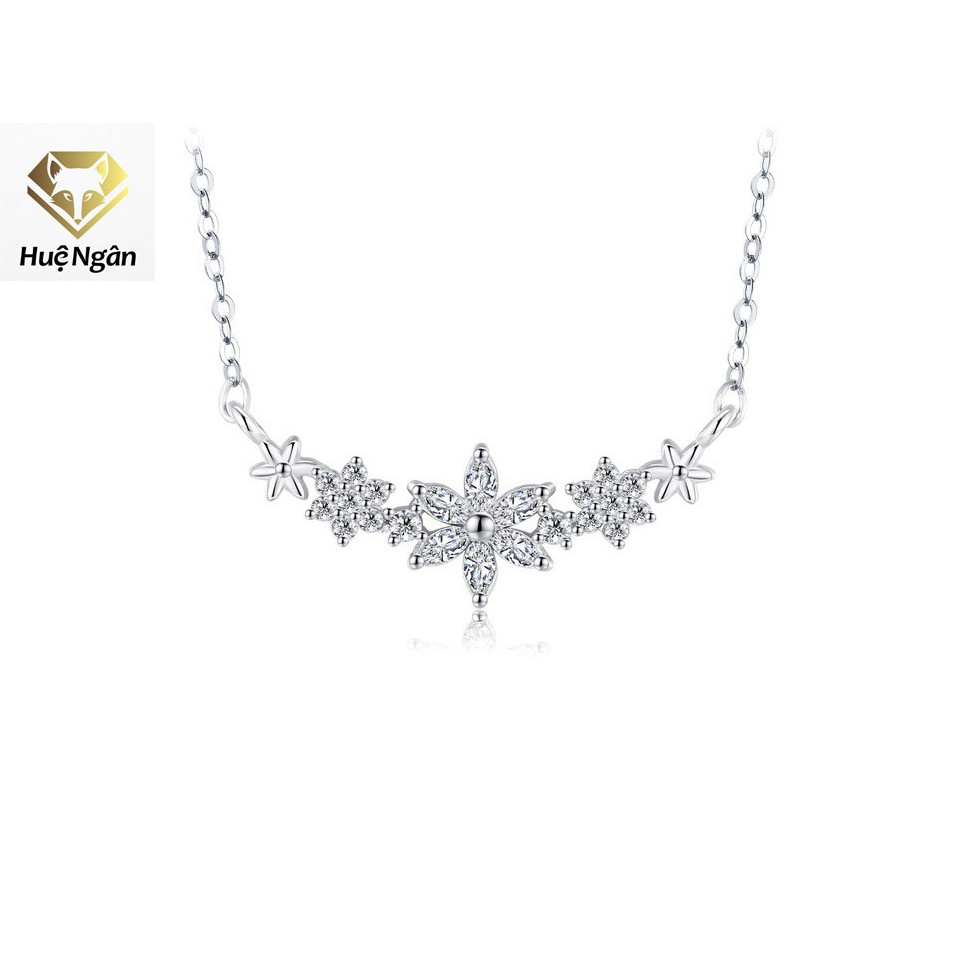 สร้อยคอเงินอิตาลี 925 Hue Ngan - ดอกไม้ PP1811