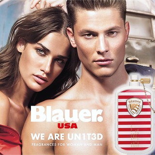 Blauer USA We Are United Fragrances For Woman And Man Eau De Toilette 100ml. Red น้ำหอมลิขสิทธิ์แท้จากอเมริกาซีรี่ส์ใหม่