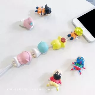 Supercase🧸 Cable bite วัสดุโมเดล รวมลายหายาก ตัวถนอมสายชาร์จ ตัวงับสาย Figure Model