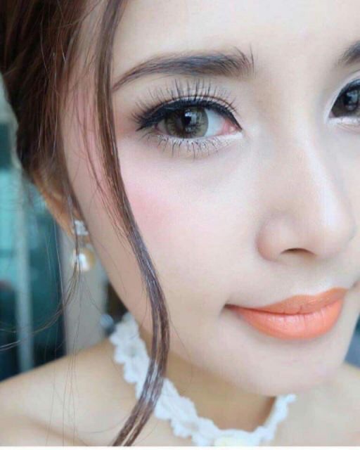 (1)(2) Pony / Pola Brown Chestnut สีน้ำตาล โทนหวาน ตาโต Wink Contact Lens คอนแทคเลนส์ Bigeyes ค่าสาย