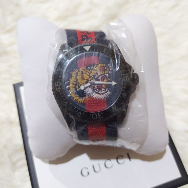 นาฬิกา GUCCI DIVE หน้าเสือของแท้💯 พร้อมส่ง