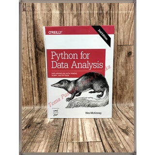 Python For Data Analysis รุ่นที่ 2: Data Wrangling With Pandas, NumPy, and IPython โดย Wes McKinney - (ภาษาอังกฤษ)