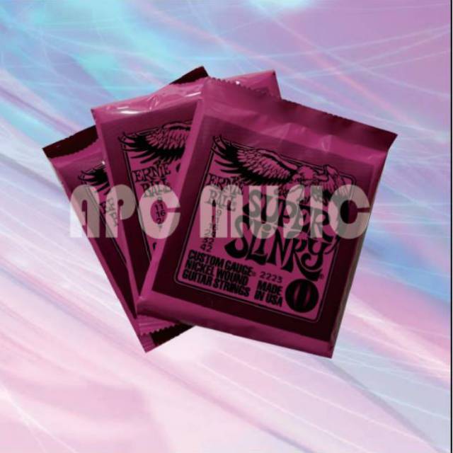 Ernie Ball Electric 009 super stlinky สายกีตาร์ / Ernie Ball สายกีตาร์ไฟฟ้า