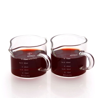 [พร้อมส่ง] แก้วตวง แก้วกาแฟ  Espresso Nespresso Capsule glass