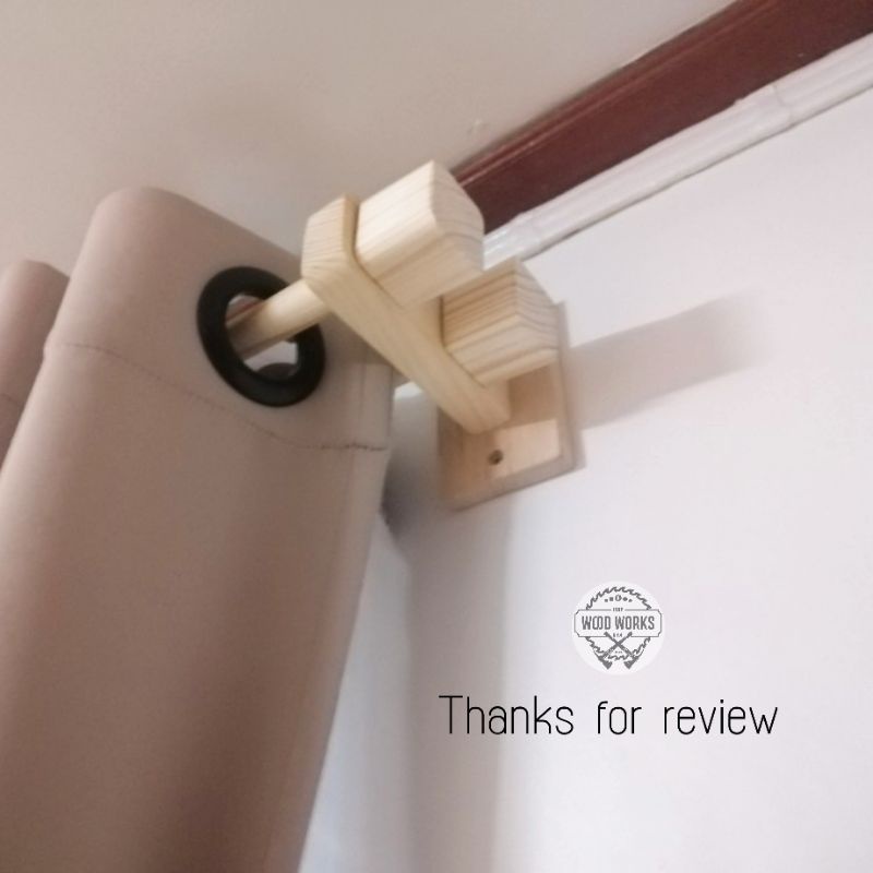 หัวปิดราวผ้าม่าน ขนา