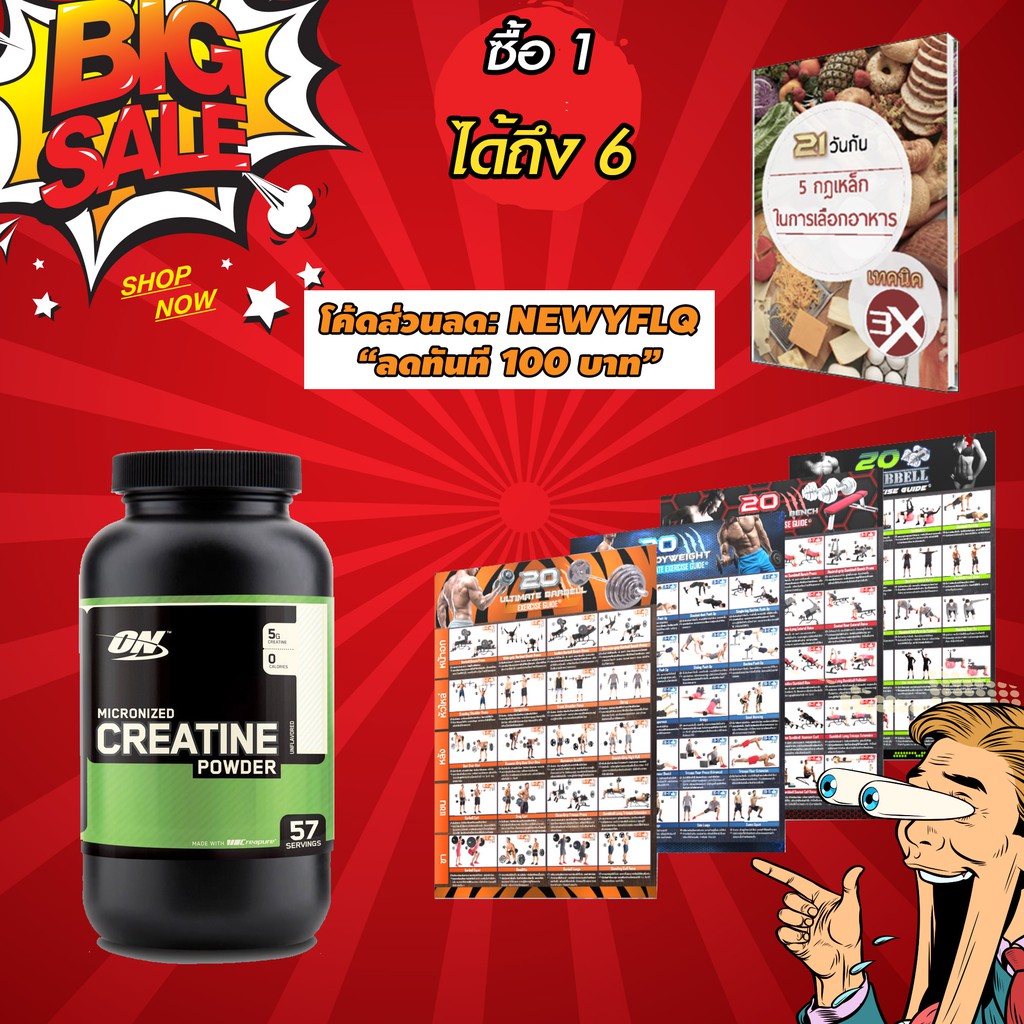 ON Optimum Nutrition Micronized Creatine Powder 300g 57 Servings