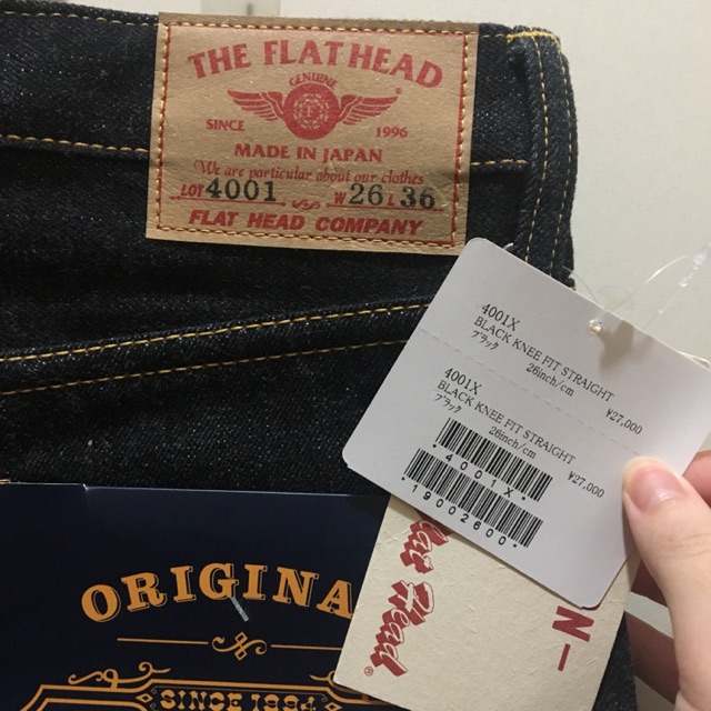 (Rare item) กางเกงยีนส์ The flat head 4001 แท้