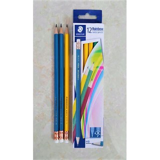 ดินสอดำ HB  Rainbow Staedtler กล่อง 12 แท่ง (ยกโหล)