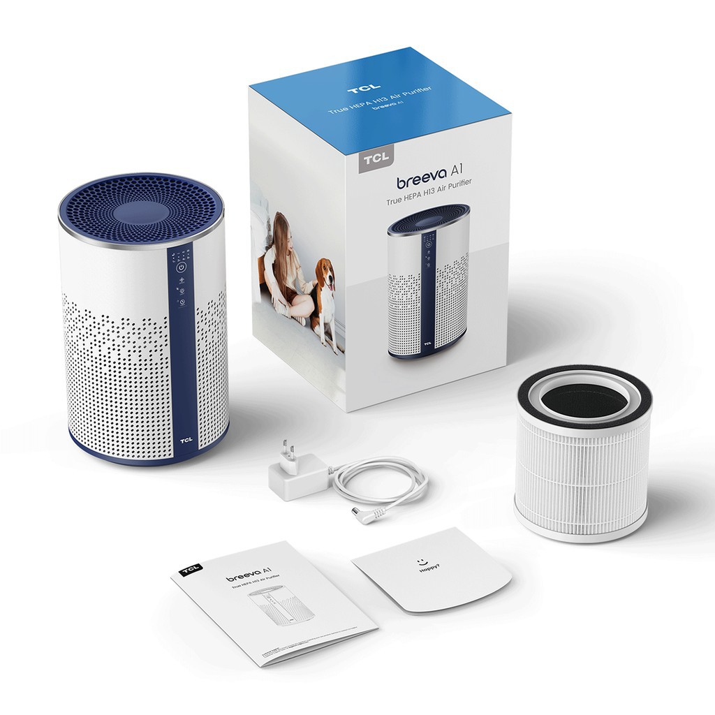 ไส กรอง Air Tcl เคร องฟอกอากาศ Air Purifier ไส กรอง Hepa13 แท กรองฝ น Pm 2 5 ได ร บประก น 1 ป ร น Breeva A1 3 424