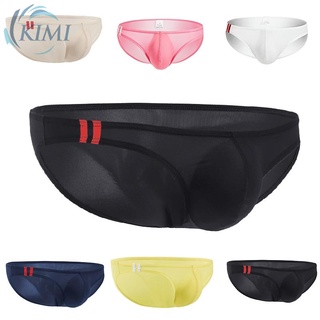 KIMI-Male Briefs Bulge Elastic Waist Knickers Plus size Underpants G String