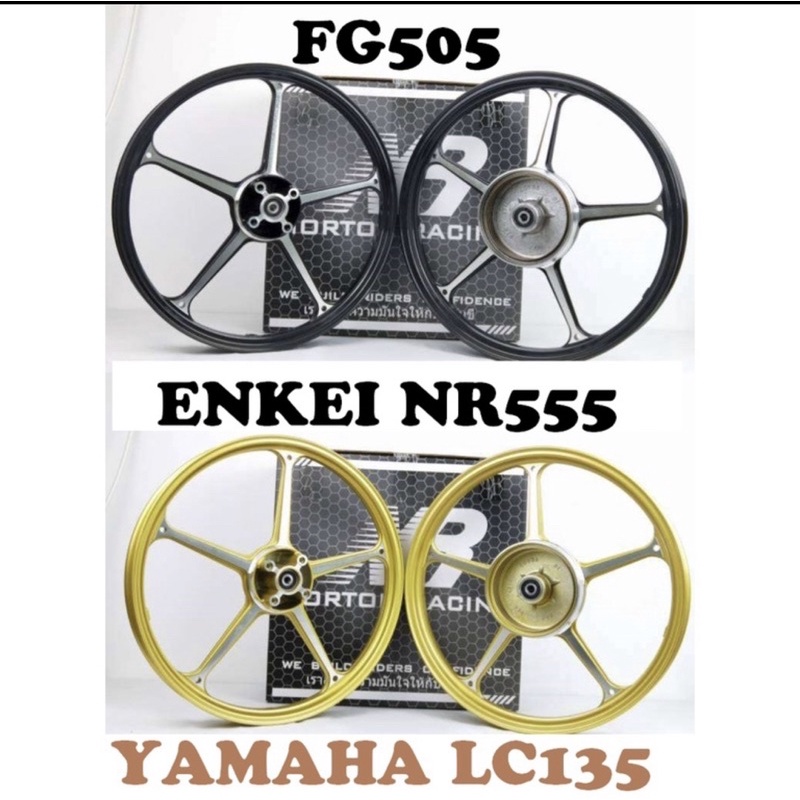 SPORT RIM 505 FG505 ENKEI HYLOS Norton Y15 Y15ZR LC135 WAVE 100 WAVE 110 WAVE 125 KRISS110 SYM EBONU