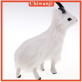 ( Chiwanji ) ตุ๊กตาแพะจําลองขนาดมินิสําหรับตกแต่งต้นคริสต์มาส