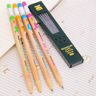 ดินสอแบบหมุนได้ 4 สี 2.0 มม. 1 ชิ้น
