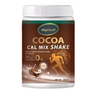 แคลเซียมโกโก้ DEPROUD COCOA ไบโอ โกโก้ Calcium - BIO Cocoa Mix SHAKE (1กระปุก 250กรัม)