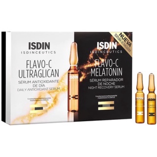 พร้อมส่ง IsdinCeutics Flavo-C Ultraglican + Melatonin 10+10 Ampoules