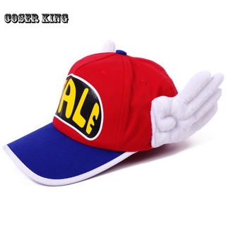 Anime Cosplay Breathable Net Cap Hats Dr.Slump Arale Angel ปีกฤดูร้อนที่มีสีสันตาข่ายหมวกสำหรับผู้ใหญ่ขนาดปรับได้