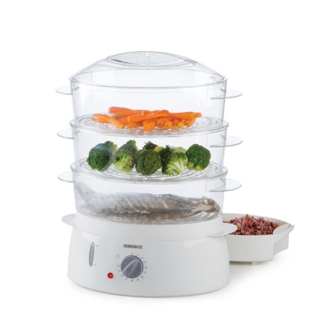 HOMEMATE หม้อนึ่งอาหารไฟฟ้า 3 ชั้น (Veerasu)