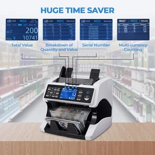 เครื่องนับแบงค์ ตรวจธนบัตรปลอม แสดงมูลค่ารวม รุ่น​Maxpower-920/920A