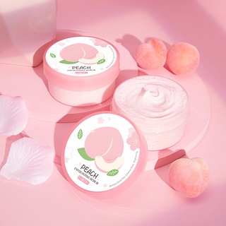 LAIKOU Peach Fragrance Refreshing Body Scrub Oil Control Exfoliating 90g