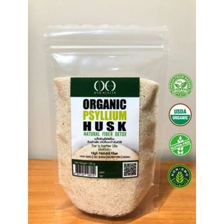 ไซเลียมฮัสก์ White Psyllium Husk 100% ไฟเบอร์ธรรมชาติ ช่วยขับถ่าย คีโต คุมอาหาร 100g (New Package]