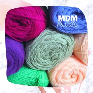 💎 ไหมพรม 4 ply สีล้วน 🌈 | ตรา 95K และ VSC 💎 | ม้วน 90 กรัม 💗
