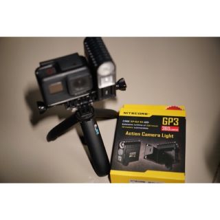 Nitecore GP3 for Gopro ไฟ LED สำหรับ GoPro พร้อมแบตในตัว ลงน้ำได้ลึก 10 เมตร