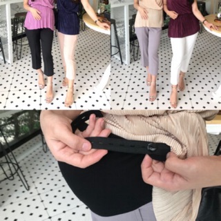 MT01 Maternity Skinny Trouser กางเกงคนท้อง ผ้าเครป