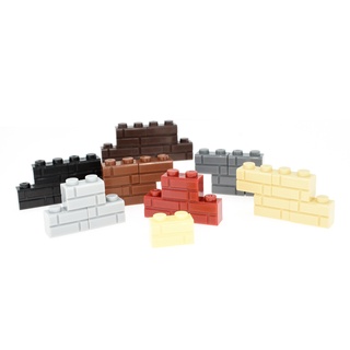 [FunBrick] บล็อกตัวต่ออิฐ 1x2 พร้อมโปรไฟล์ก่ออิฐ 98283 20 ชิ้น ของเล่นเสริมการเรียนรู้เด็ก