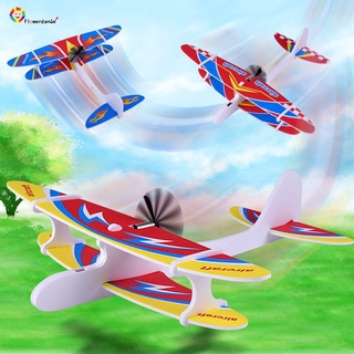 Diy Biplane Glider เครื่องร่อนเครื่องบินไฟฟ้าแบบชาร์จไฟ