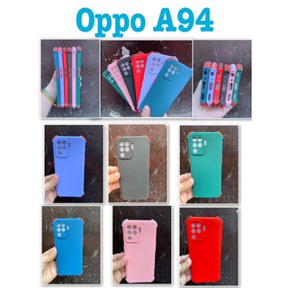 🎉🎉🎉พร้อมส่งใน🇹🇭🎉🎉🎉case tpuนิ่มสีพื้นปุ่มสีกันกระแทกกันกล้องรุ่นใหม่ล่าสุดFor OppoA94